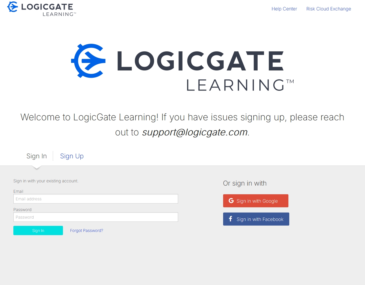 Onboarding portal for LogicGate